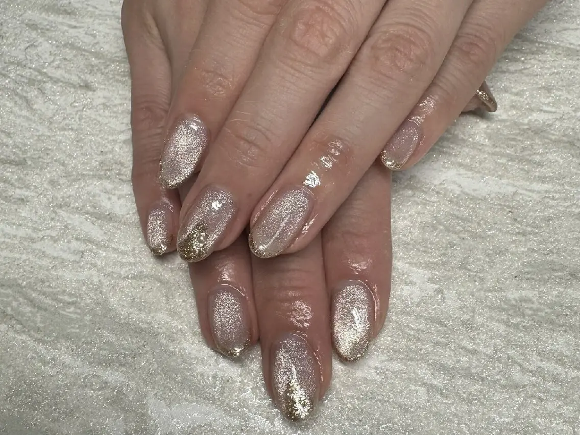 ネイル 入学式 卒業式 韓国ネイル マグネットネイル JULIE NAILのネイルデザイン