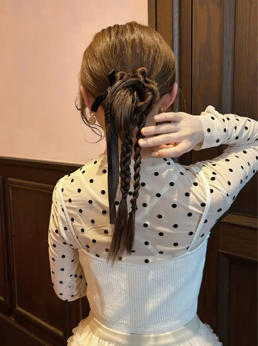 ロング ヘアアレンジ ヘアセット lapis / soraのヘアスタイル