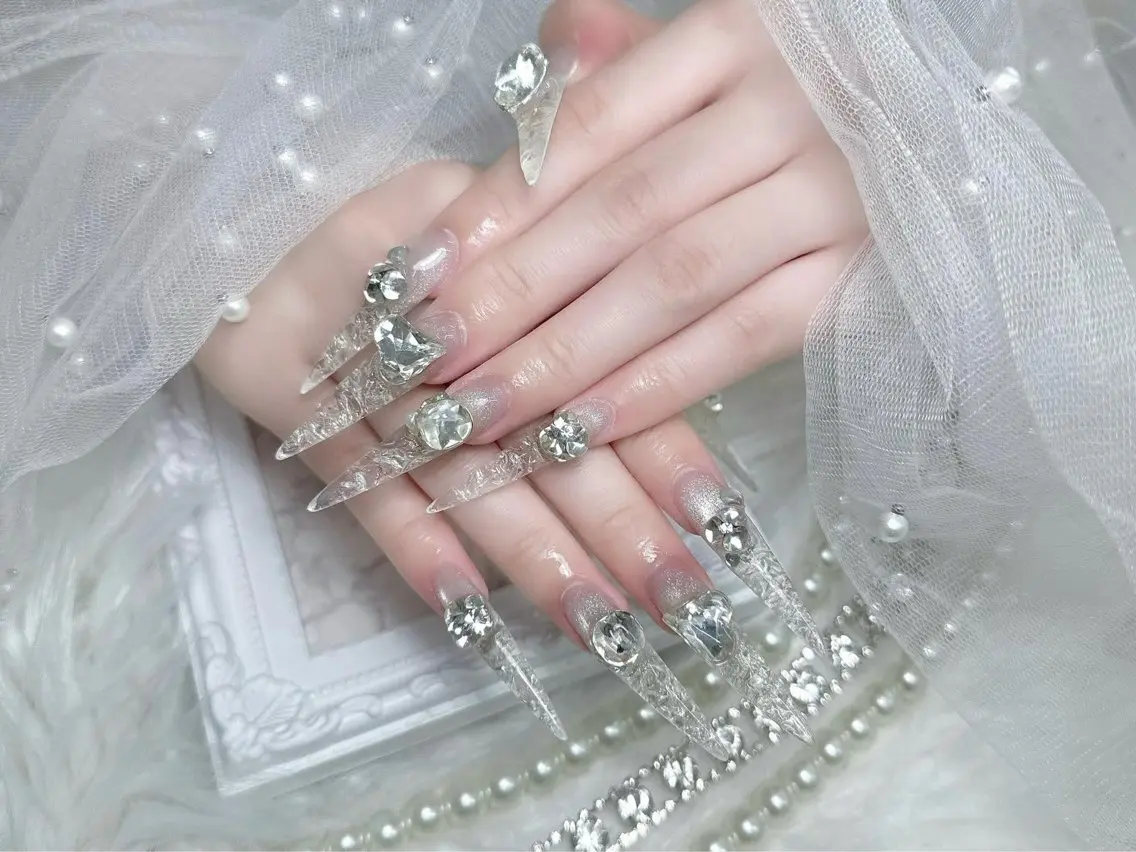 ネイル アートネイル 韓国ネイル ロングネイル 持ち込み シンプルネイル ハンドネイル ハンドケア Nova Nail _Shinsaiのネイルデザイン