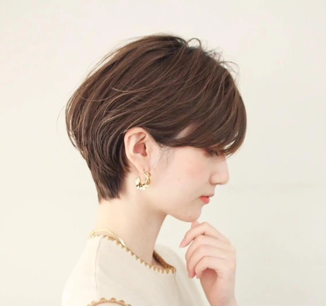 ショート パーマ 似合わせカット/ カラー🌼松原 寿花のヘアスタイル