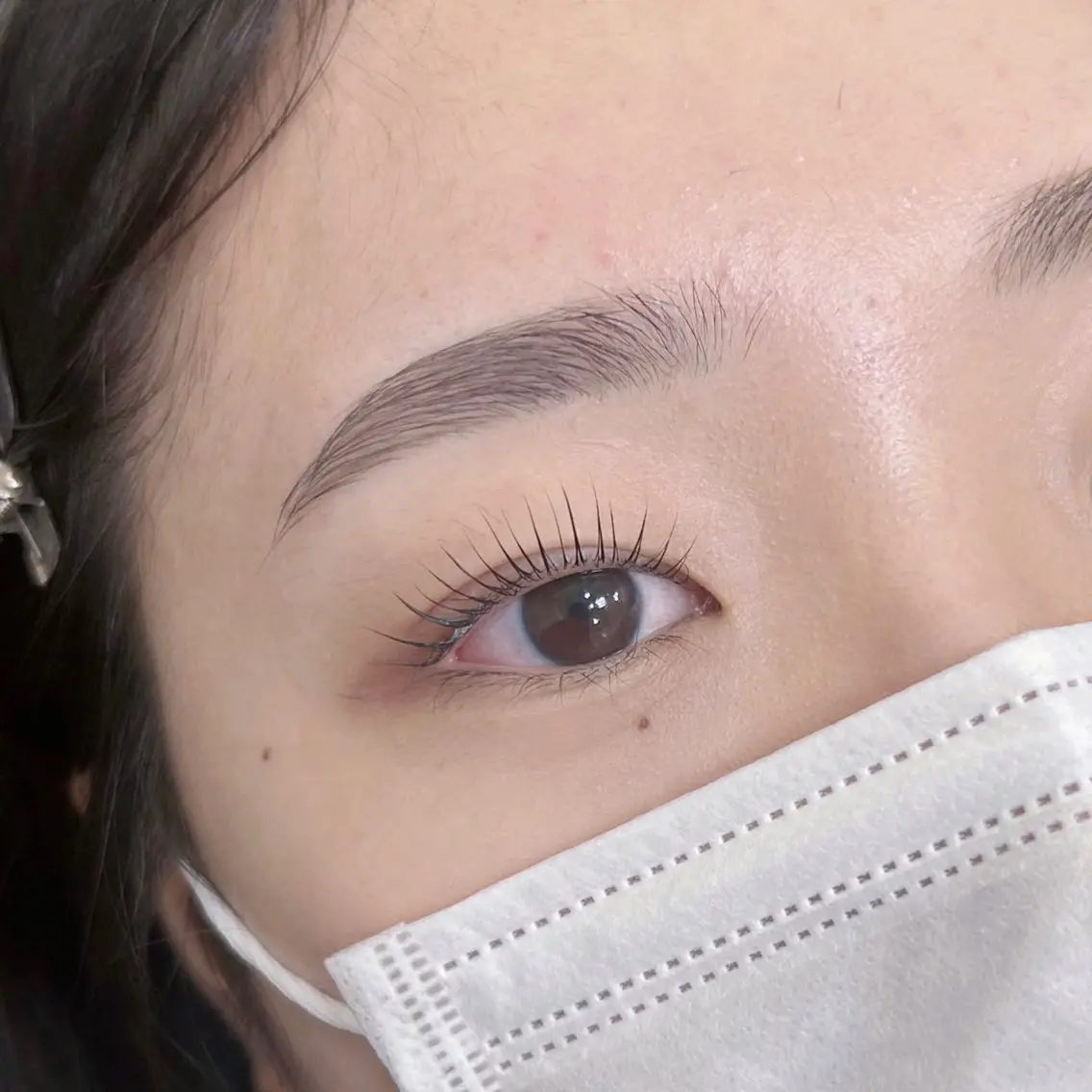 マツエク・マツパ 一重×まつ毛パーマ mai 🔅似合わせ 眉、まつ毛パーマ✨のマツエク・マツパデザイン