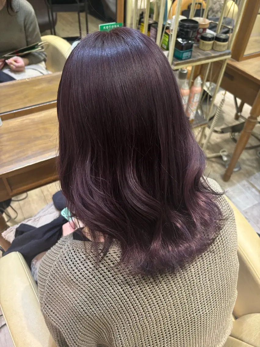 【お客様満足度No. 1】🎀🫧 カット+髪質改善カラー+トリートメントの写真