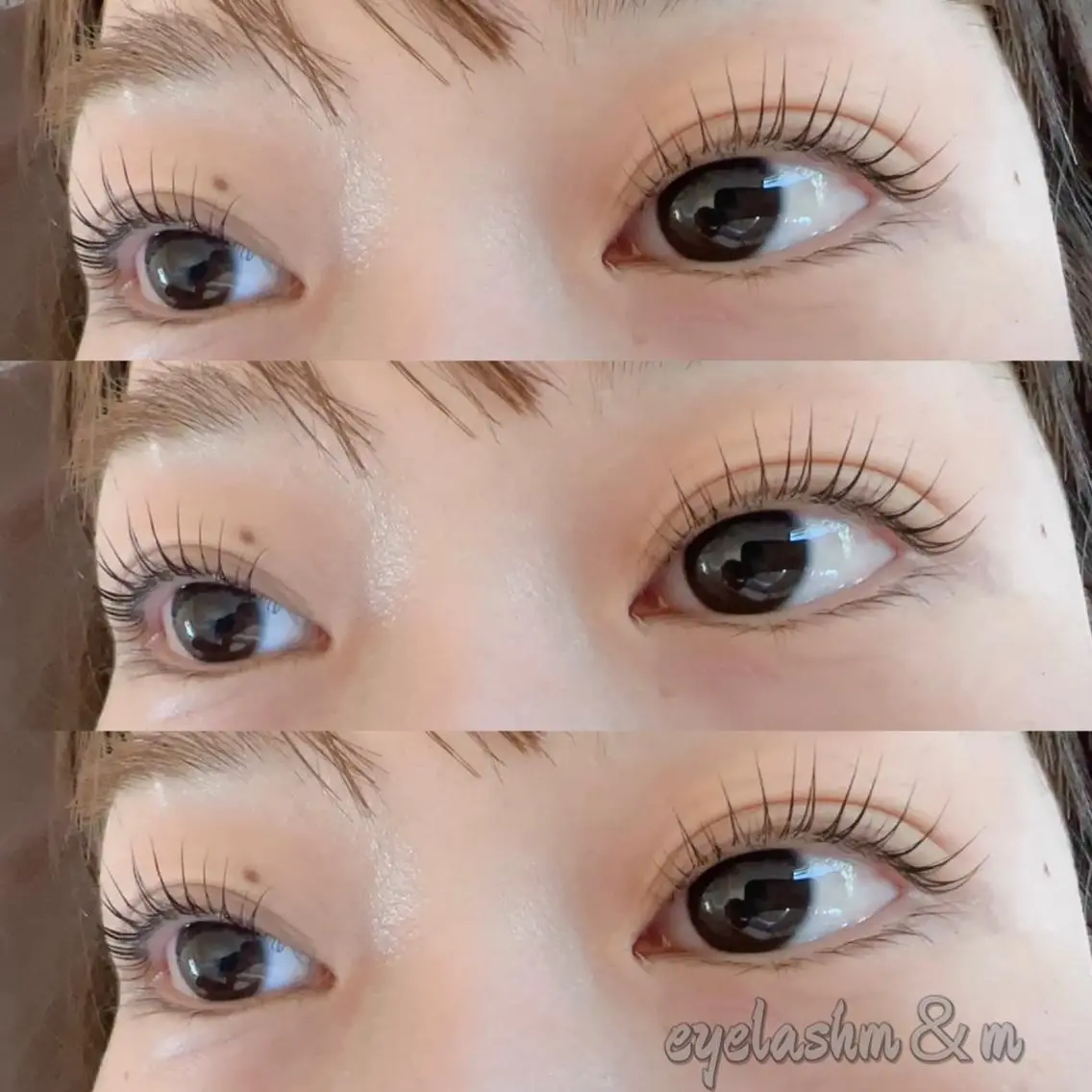 マツエク・マツパ 一重×まつ毛パーマ Eyelash m&mのマツエク・マツパデザイン