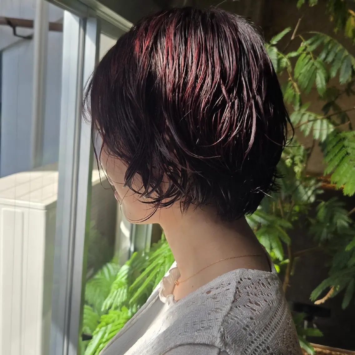 カラー ヘアカラー 艶髪縮毛矯正×透明感 カラー◎mikuのヘアスタイル