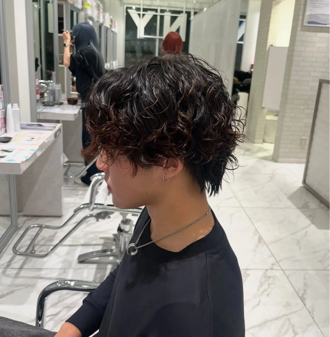 【男性限定】カット+スパイラルパーマの写真