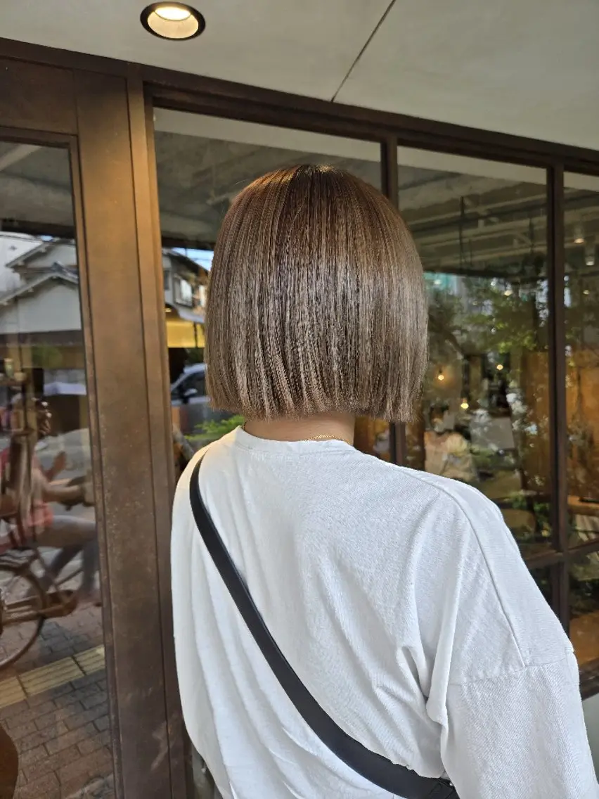 ショート カラー カット ヘアカラー 韓国好き🇰🇷 美容師MIKUのヘアスタイル