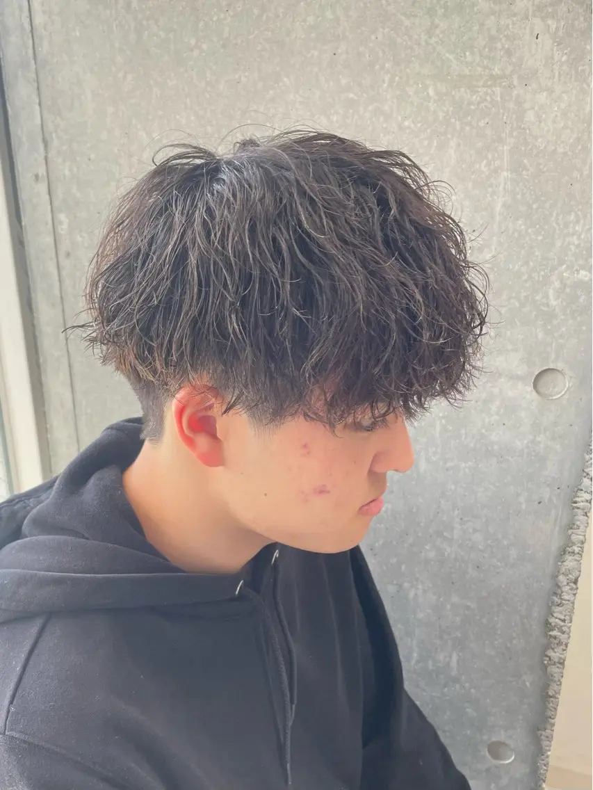 パーマ メンズ メンズモテパーマ💙 fuwaのヘアスタイル
