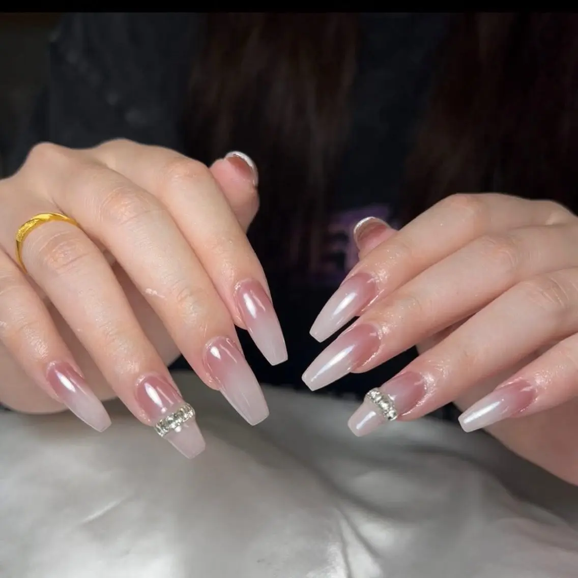 ネイル チークネイル フットネイル フレンチネイル グラデーション 韓国ネイル YUKI NAILのネイルデザイン