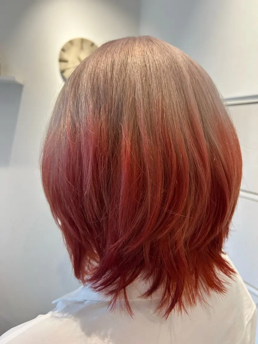 ミディアム カラー 中平 稜のヘアスタイル