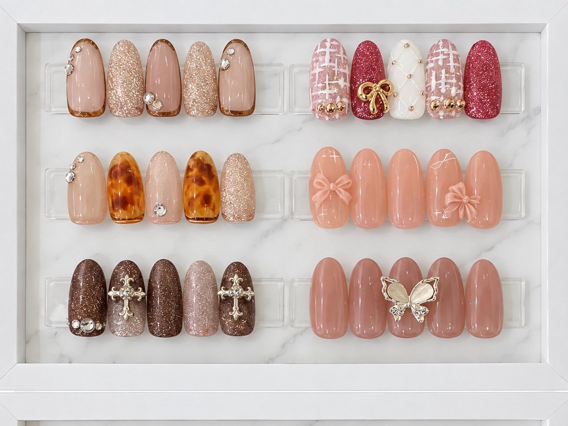 定額ネイル💅それぞれ定額ネイルから選ぶ事ができます♡カラー変更も可能です。の写真