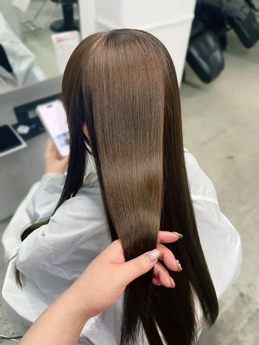 ロング 御器所／髪質 改善カラー／まりえのヘアスタイル