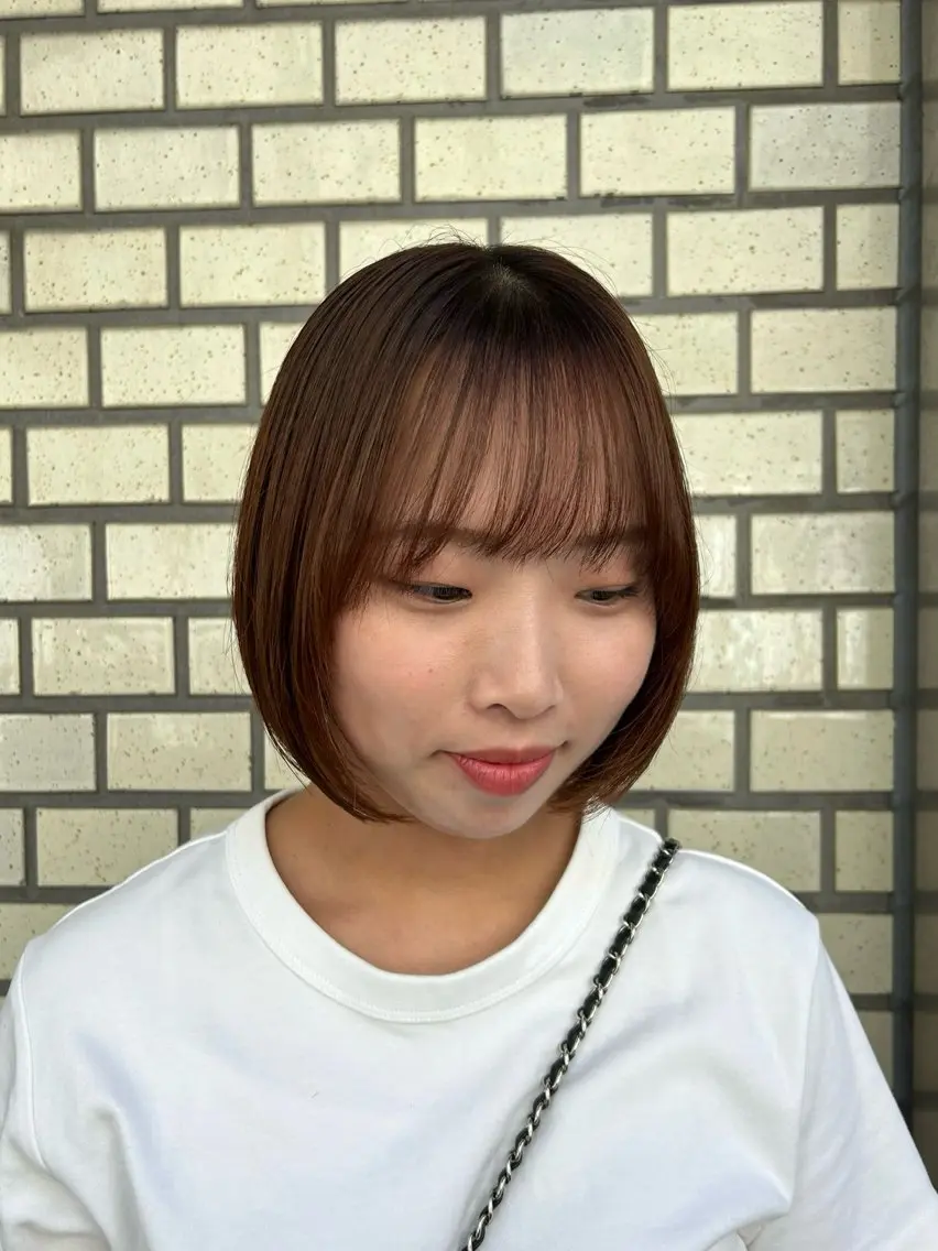 ミディアム ショート・ボブ 🌈chinaのヘアスタイル