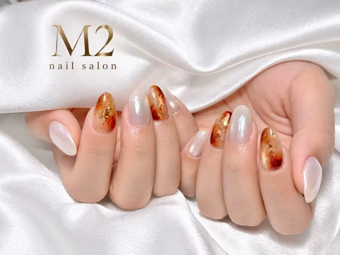 ネイル ハンドネイル 長さだし専門店 M2 rikaのネイルデザイン