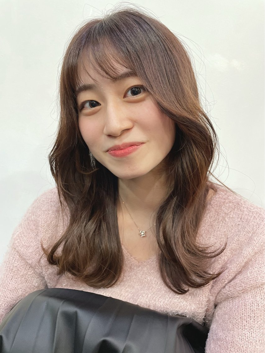 ロング カラー ブラウンカラー レイヤーカット ロング 平田 一成のヘアスタイル