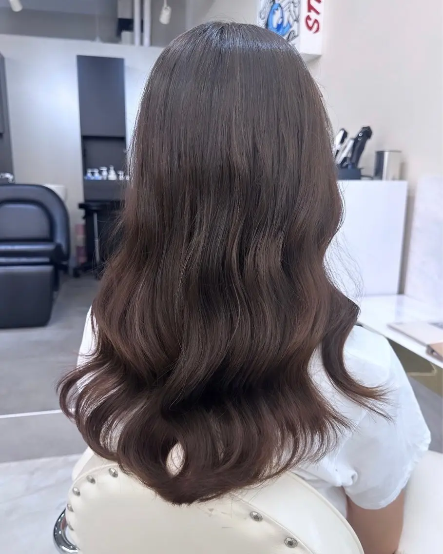 ロング 大久保 広大のヘアスタイル
