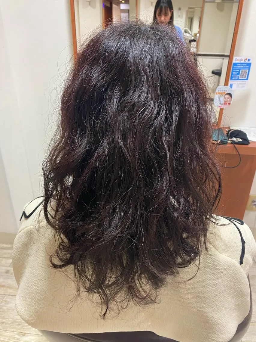 デジタルパーマ＋トリートメントの写真