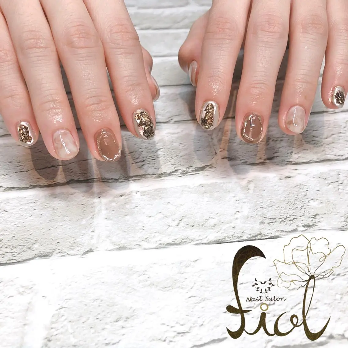 ネイル ニュアンスネイル ハンドネイル nail salon fiolのネイルデザイン