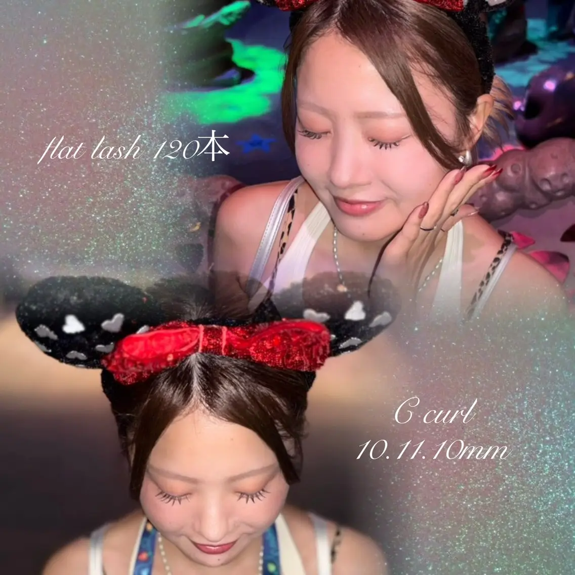 マツエク・マツパ フラットラッシュ rino✴︎/LED ・ダブルフラット🐬のマツエク・マツパデザイン