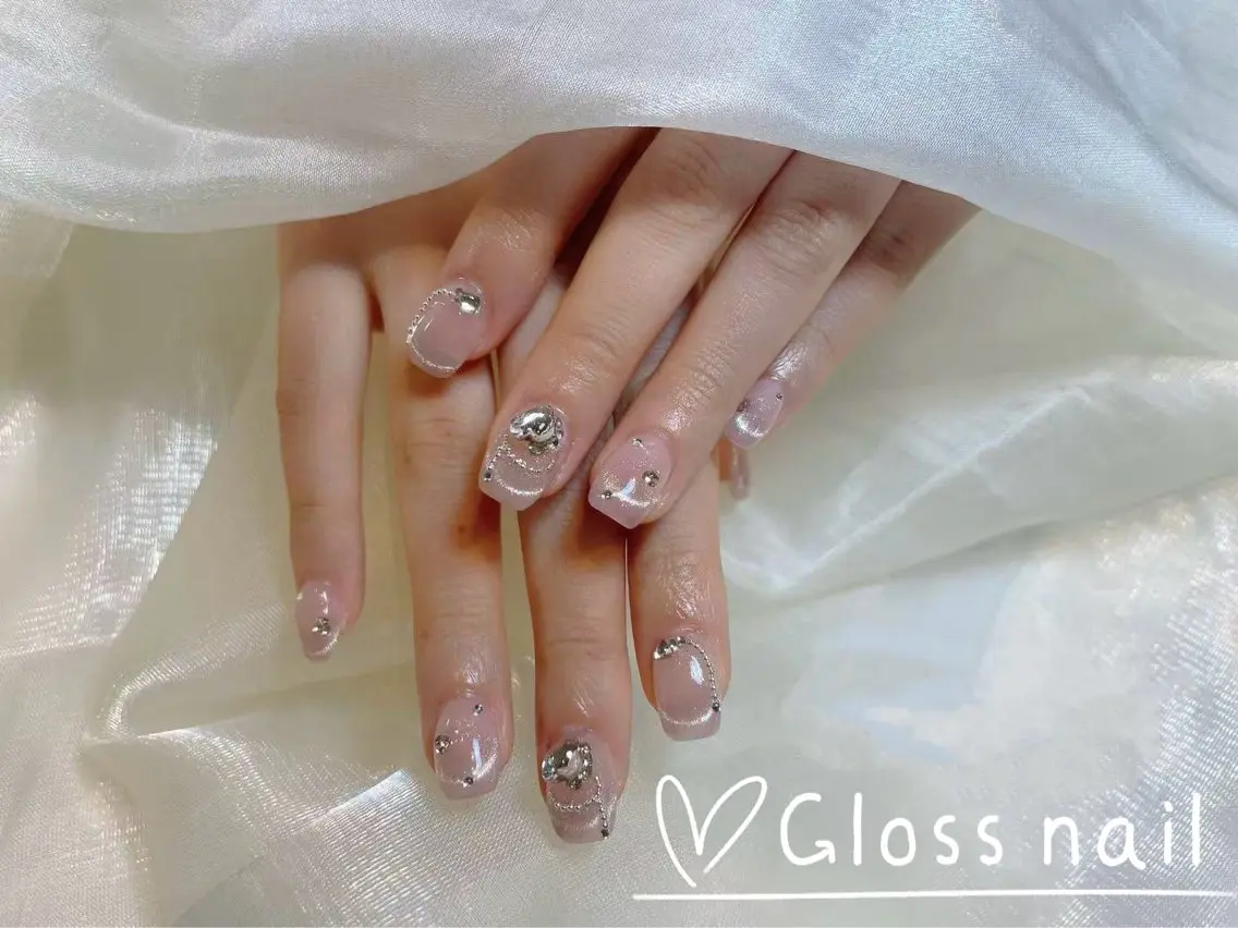 ネイル ハンドネイル miho🍎 Gloss nailのネイルデザイン