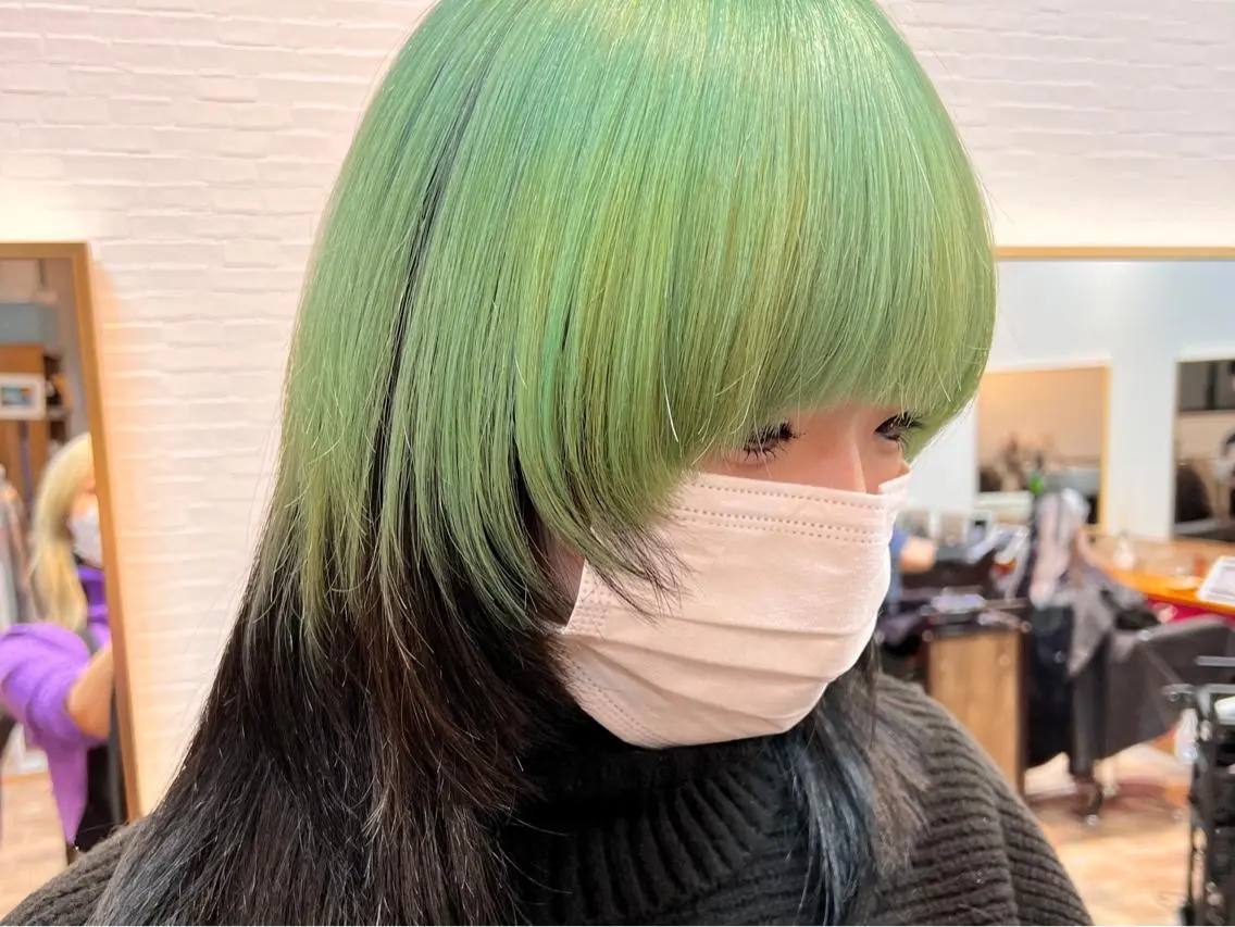 ショート カラー ヘアカラー&縮毛矯正 STAR☆RIVERのヘアスタイル