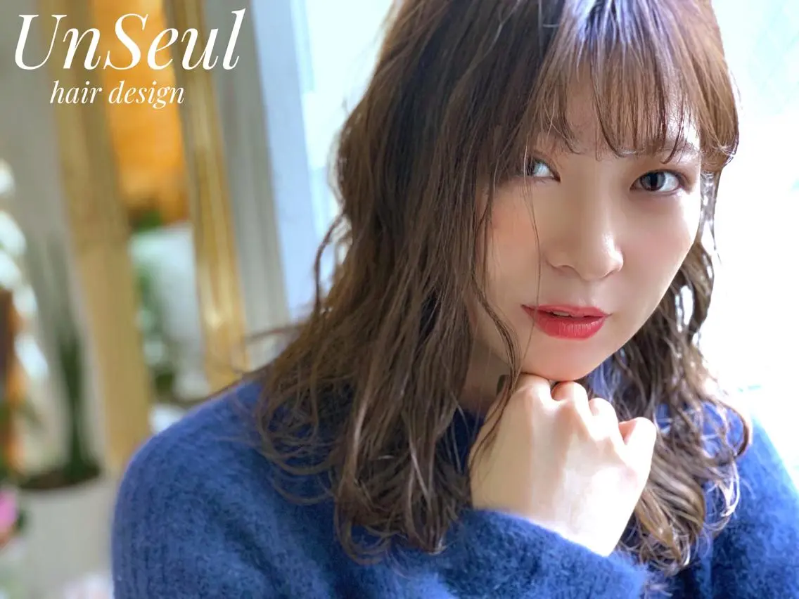 ミディアム カラー グレージュ イルミナカラー 原木 康臣のヘアスタイル