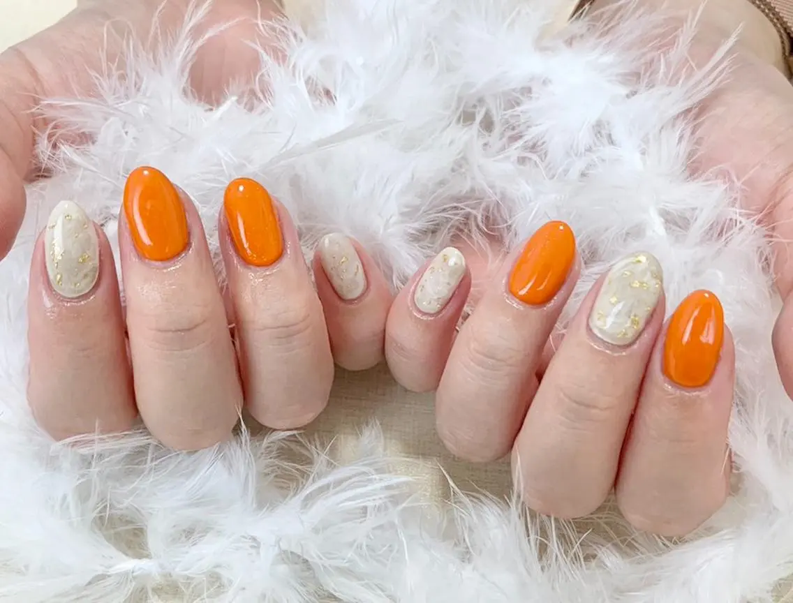ネイル シンプルネイル ハンドネイル わたなべ さやかのネイルデザイン