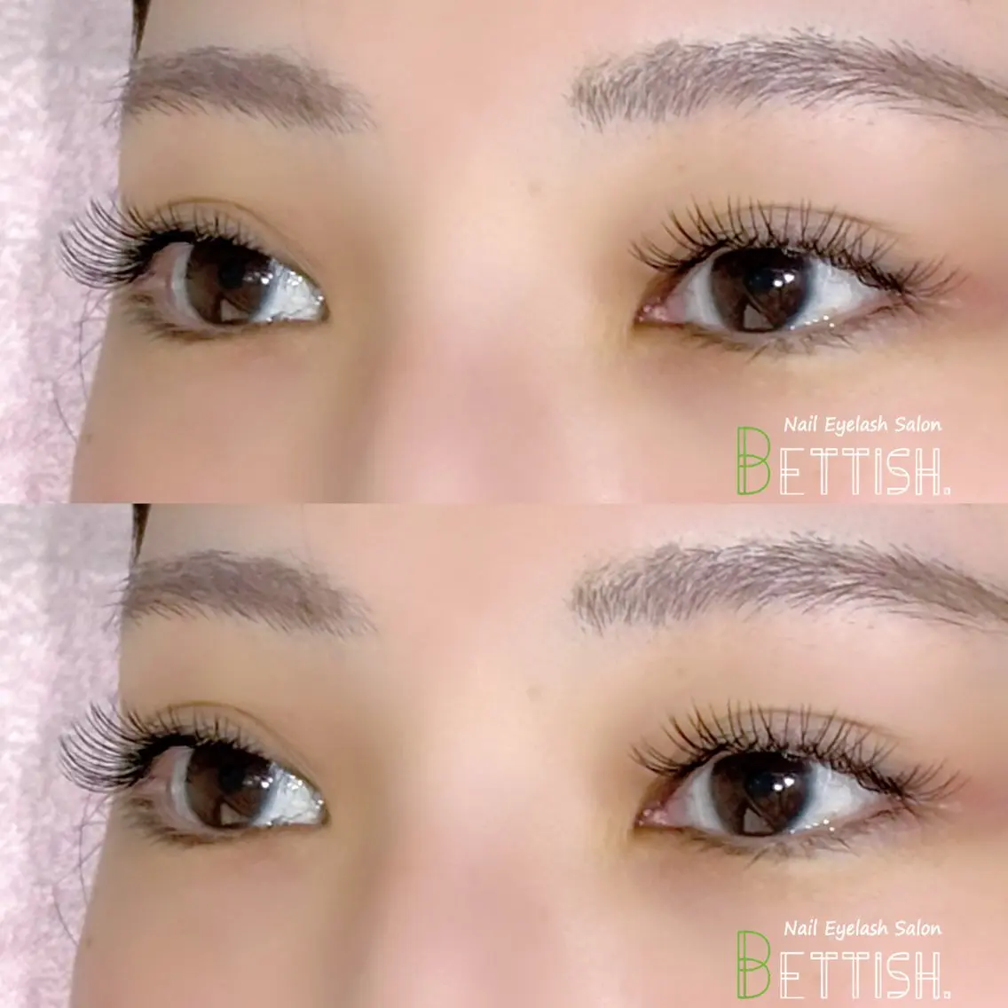 マツエク・マツパ BETTISH🩵 SERIのマツエク・マツパデザイン
