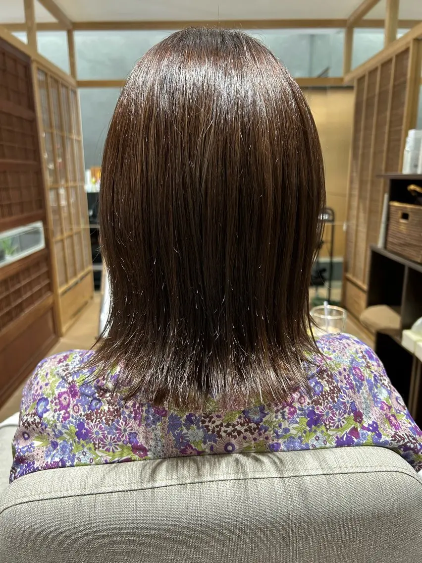 ミディアム 小島 千春のヘアスタイル