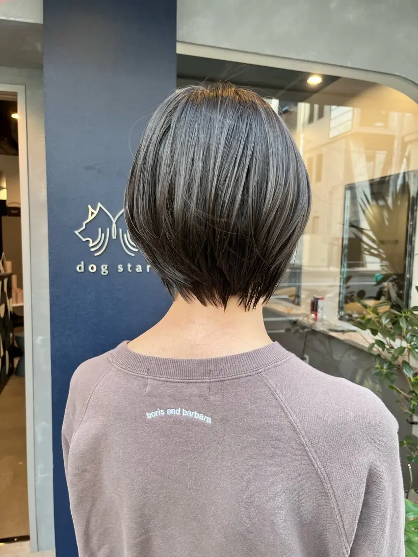 ショート 似合わせカット ショートヘア カット dogstar小林諒 パーマ/レイヤーのヘアスタイル