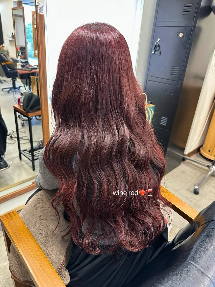 ロング カラー レッドカラー Nao🌷🌷 モデル様募集中のヘアスタイル