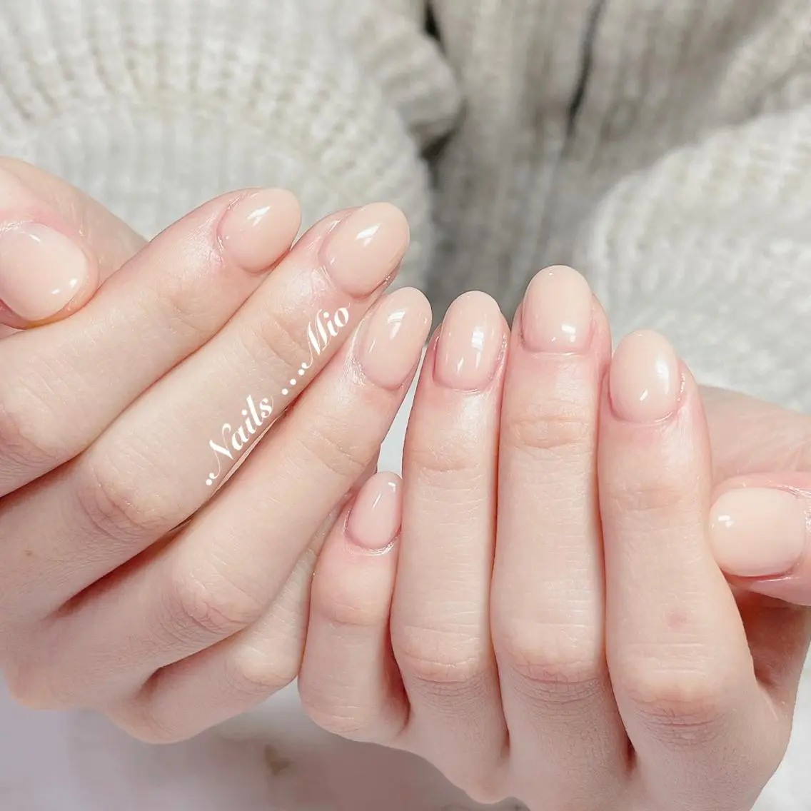 ネイル ジェルネイル ワンカラーネイル .Nails Mio 赤羽西ネイルサロンのネイルデザイン
