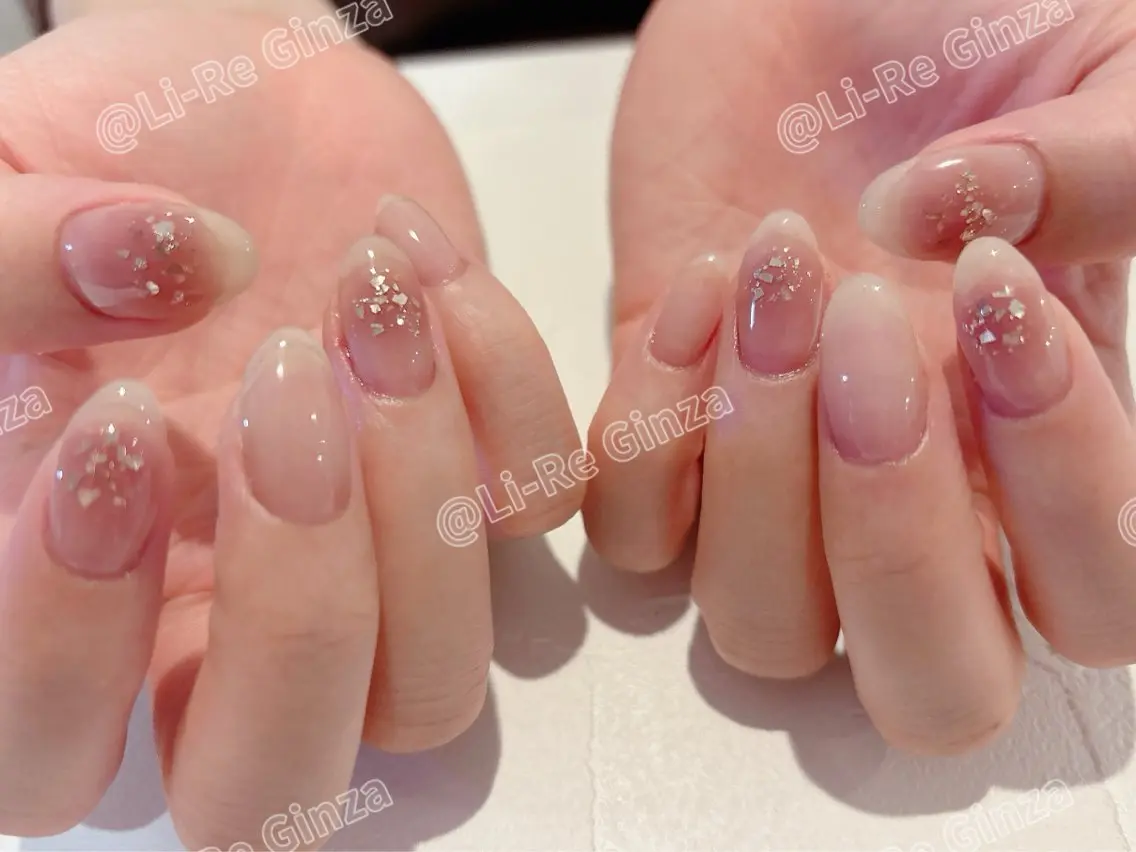 ネイル チークネイル ハンドネイル Li-Re GINZAのネイルデザイン