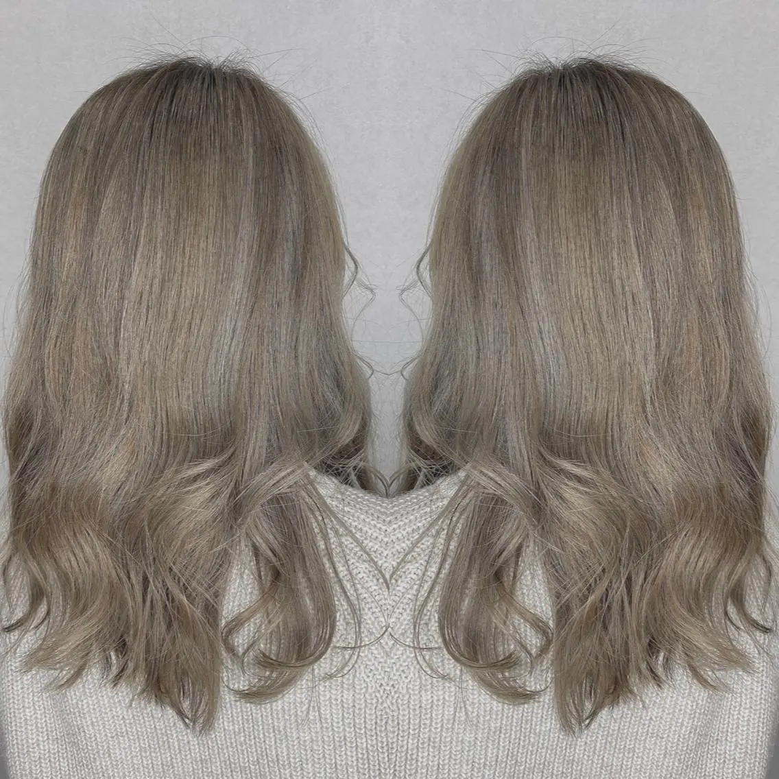 セミロング カット ヘアカラー トリートメント Designer EGGのマツエク・マツパデザイン