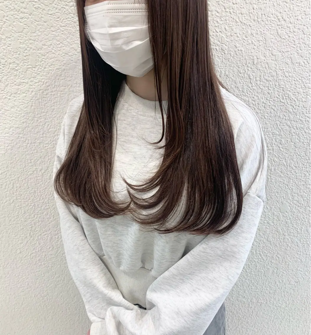 ロング カラー ヘアアレンジ レイヤーカット ローレイヤー MINAMl 🌿のヘアスタイル