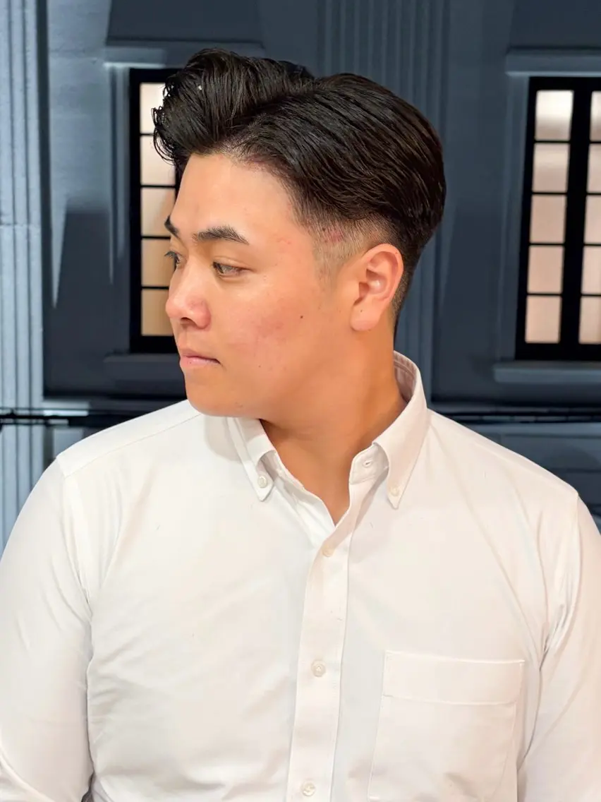 ショート パーマ メンズ メンズパーマ カット パーマ 三宮メンズカット ヨシイッキのヘアスタイル