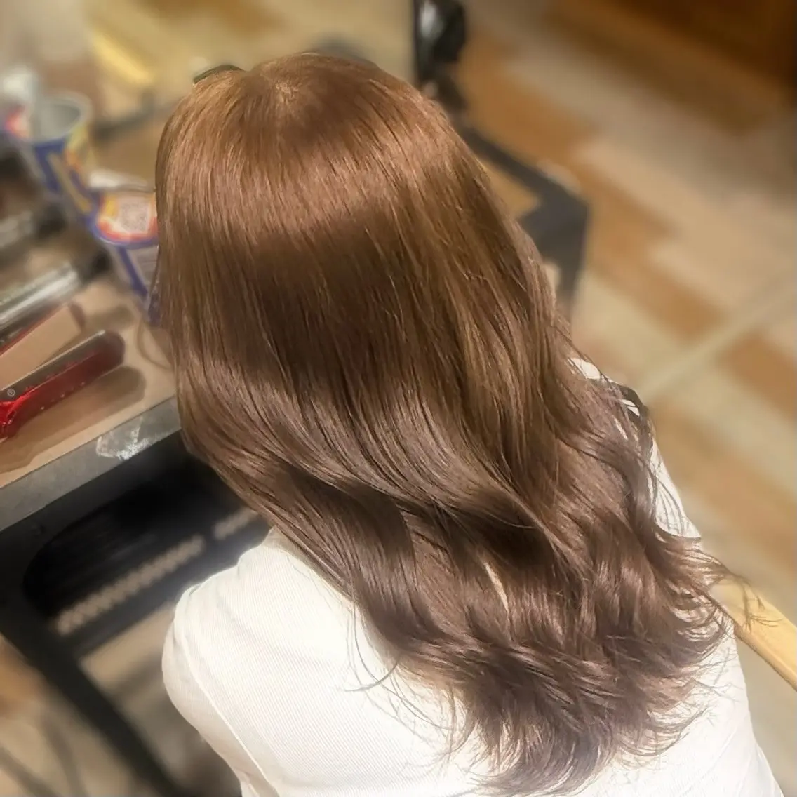 カラー ブリーチ ダブルカラー ブリーチなしカラー ヘアカラー ゆうな🎀/池袋 /LOVELEYのヘアスタイル