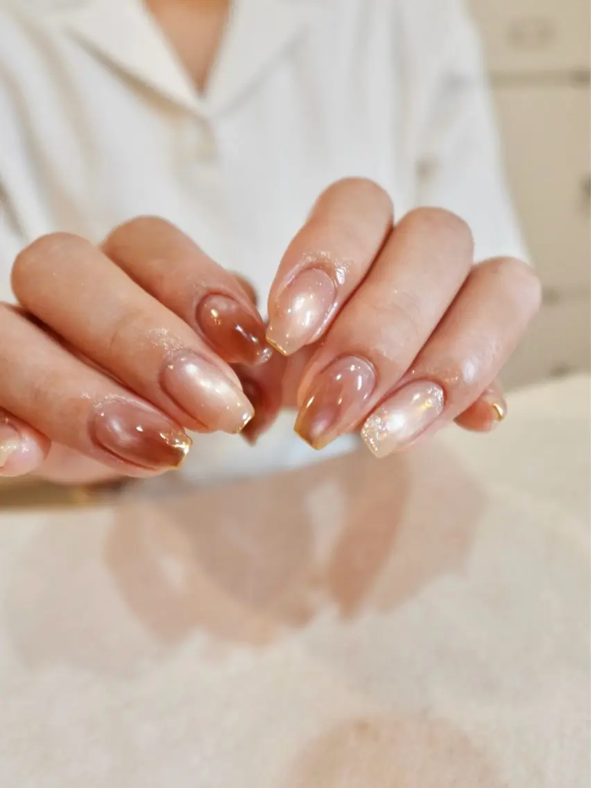 セミロング モデル様募集用🌿 maiのネイルデザイン