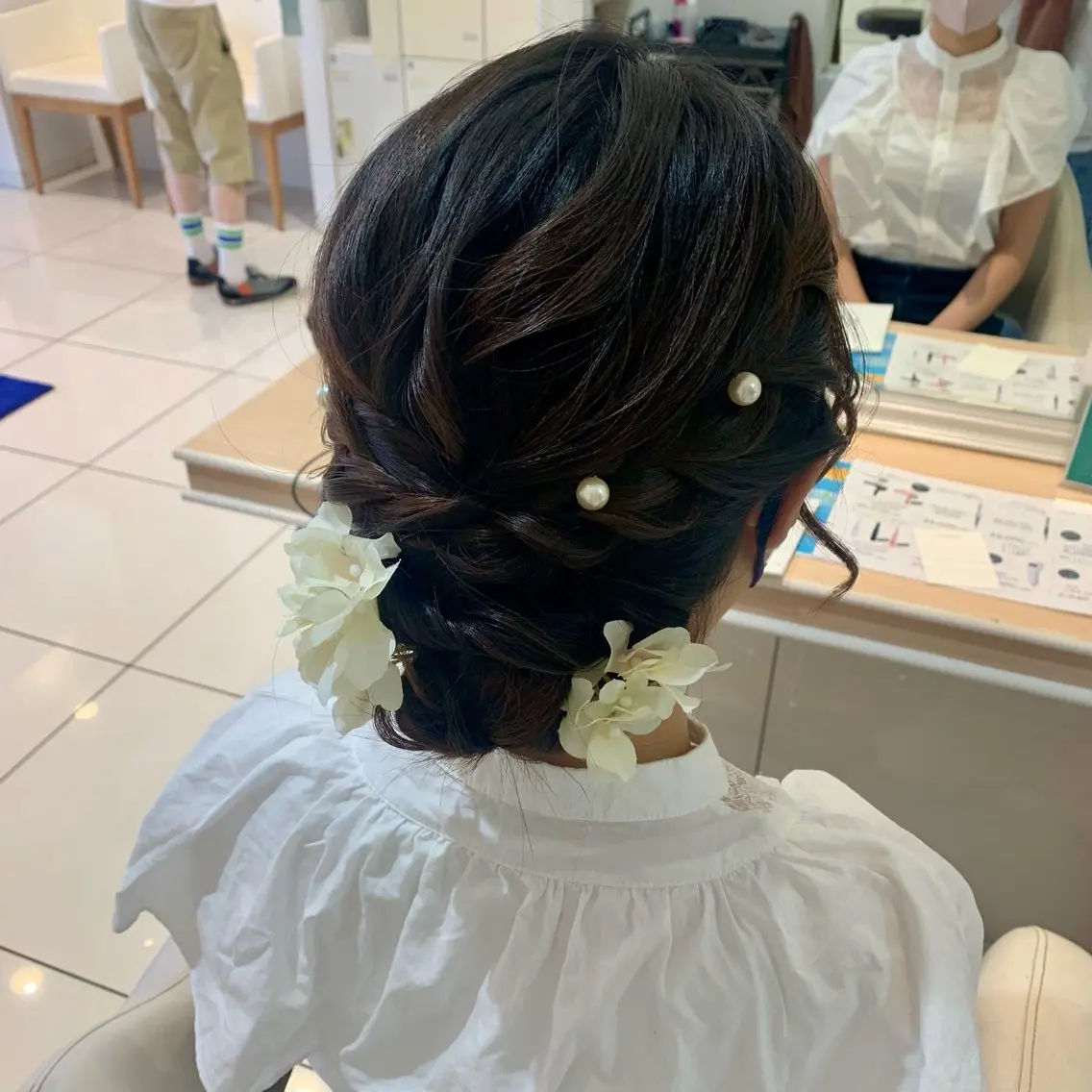 ロング ヘアアレンジ ヘアセット 宮永 璃沙のヘアスタイル