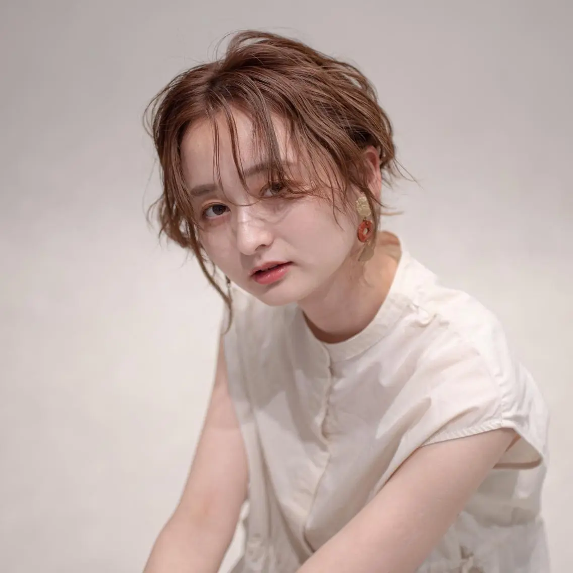 ショート 豊中駅3分eha レッスンモデルのヘアスタイル