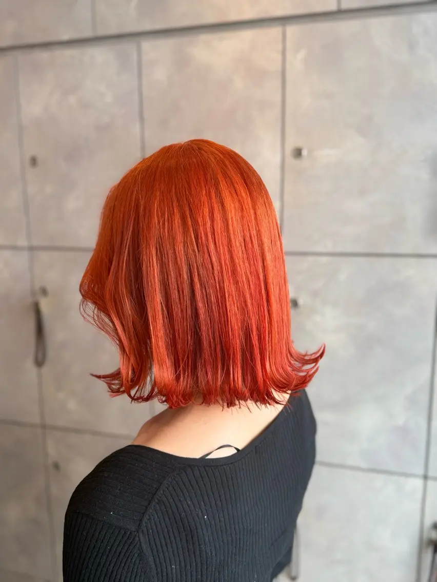 ミディアム カラー ヘアアレンジ 🎀ハイトーン・艶 カラー HANA🎀のヘアスタイル