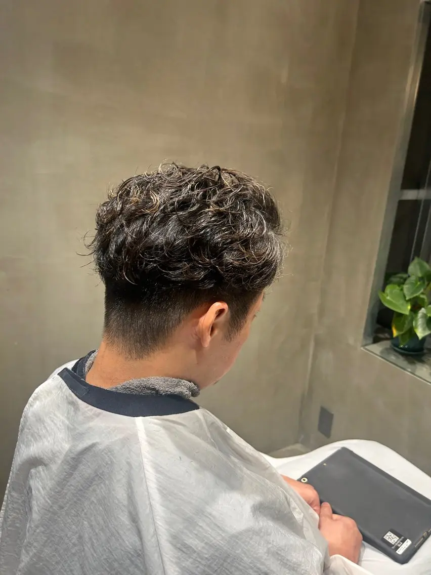 パーマ カット パーマ 橋本 彩音のヘアスタイル