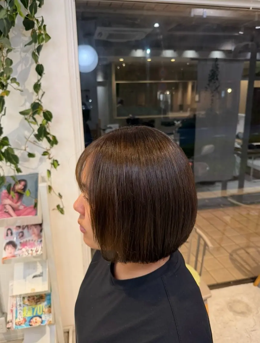 カラー 透明感カラー 田村 結依花のヘアスタイル