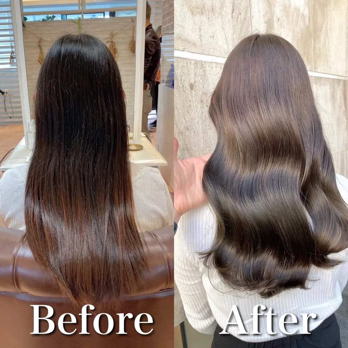ロング 顔周りカット 似合わせカット カット ヘアカラー トリートメント 前髪顔周り/艶カラ ーYudaiのヘアスタイル