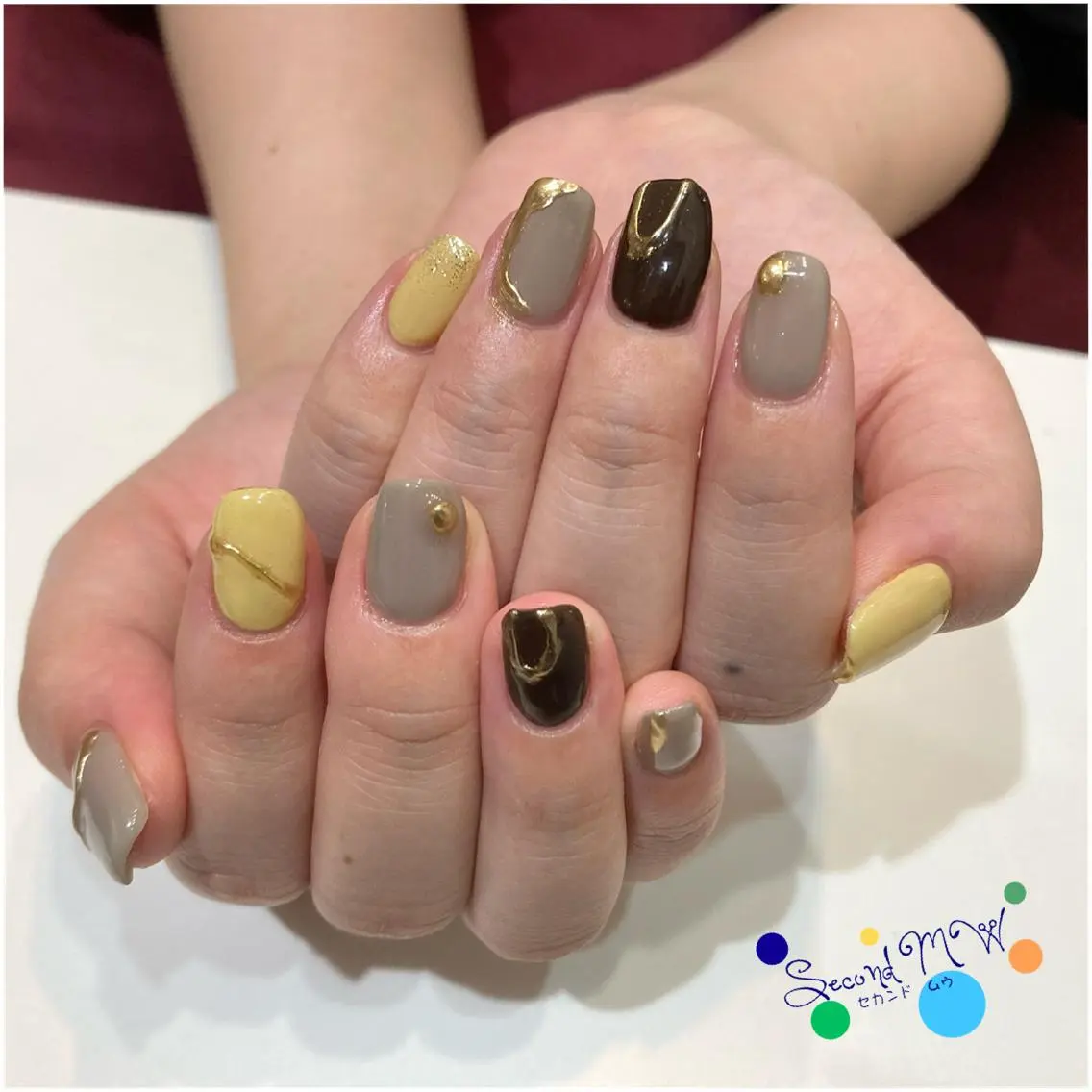 ネイル SecondMW _nail 川連のネイルデザイン