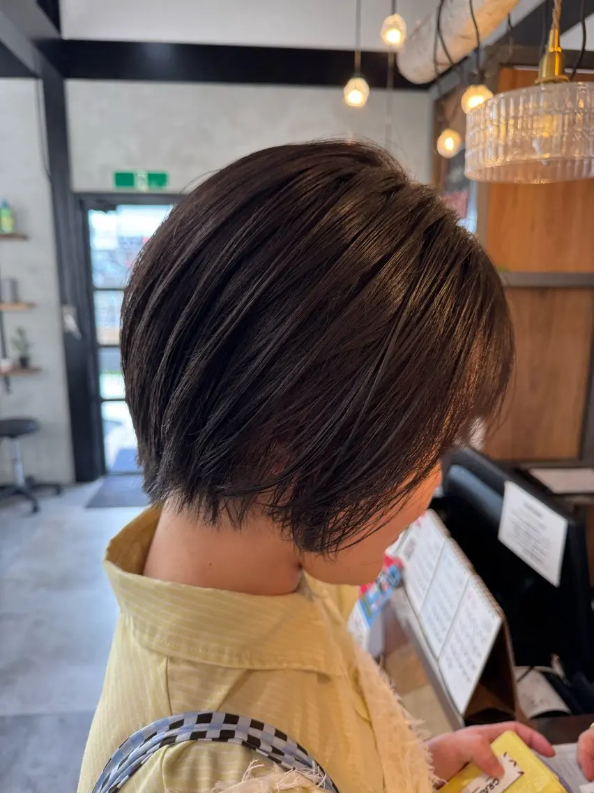 ショート ショートボブ ボブ ショートヘア 齋藤 未来のヘアスタイル