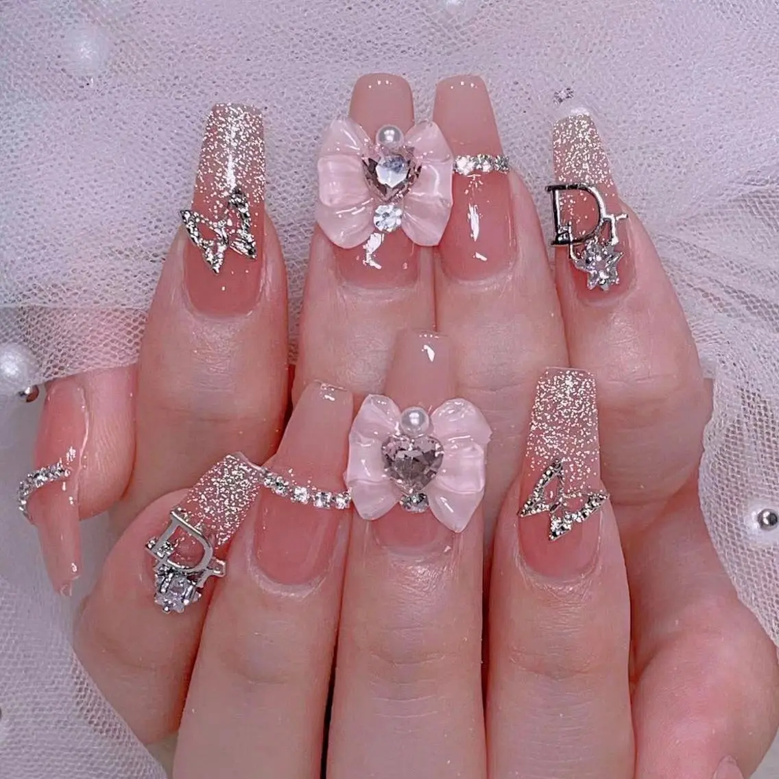 チップ長さだし💅つけ放題キラキラ🤩🌸(初回オフ無料)🌸の写真