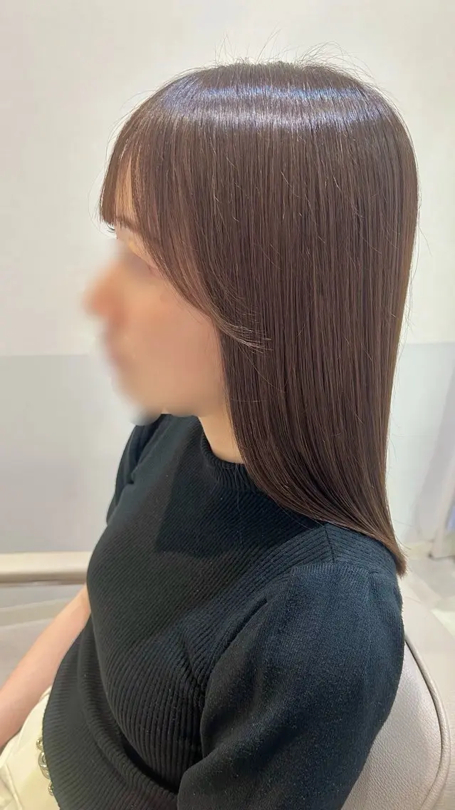 セミロング カラー カット ヘアカラー トリートメント Eleanor枚方店 店長　飛鳥　薫のヘアスタイル