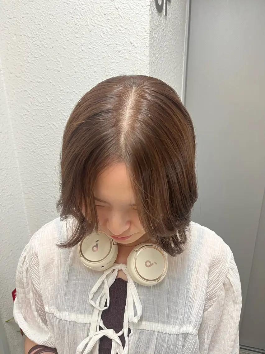《⭐️隙間時間に⭐️》ワンカラー（白髪染め◎）＋うる艶クイックトリートメント（シャンプーブロー込）の写真