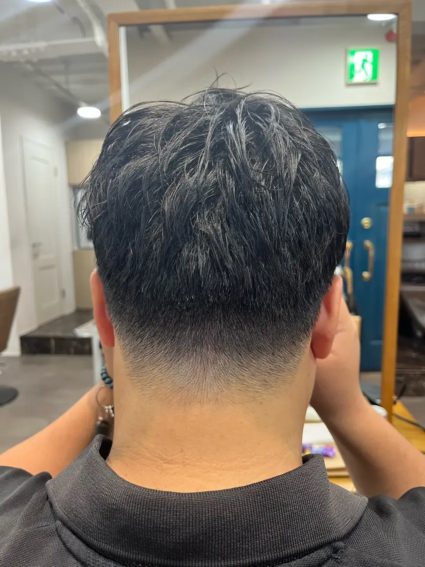 ショート メンズ カット 縮毛矯正🌟カラー╱ ╱いいじまのヘアスタイル