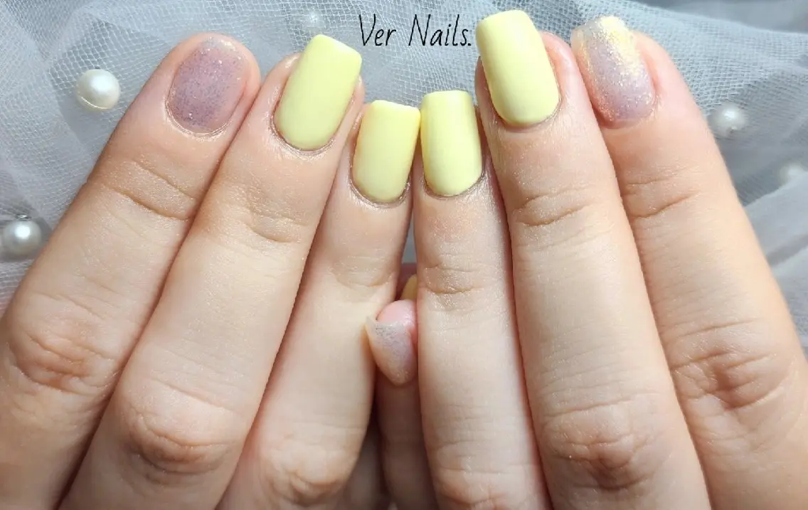 ネイル 黄色 ハンドネイル Ver Nails.のその他イメージ